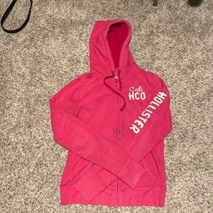 Hollister zip sweater with hoodie
